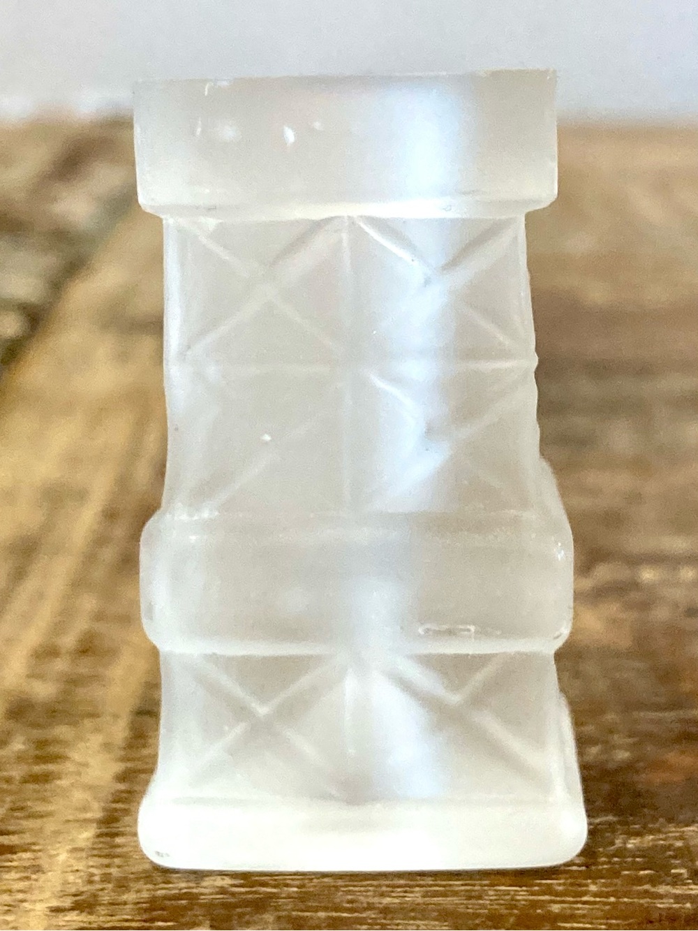 Frosted Glass Chimney (??) 1 3/4” Tall - Picture 4 of 11